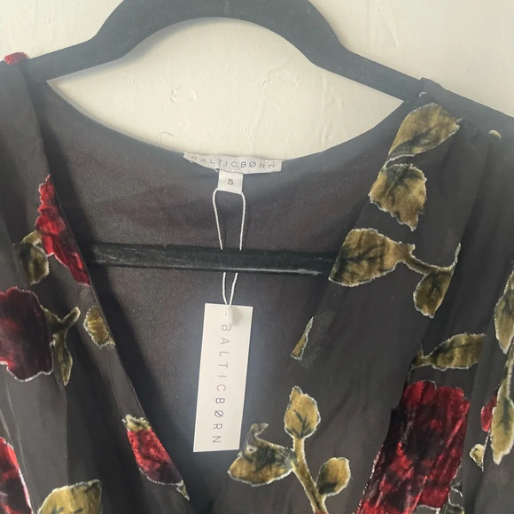 Baltic Born Parisian Velvet Floral Maxi Dress - Picture 6 of 10